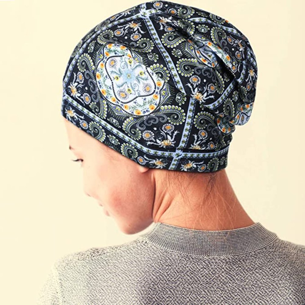 Satin Lined Scrub Cup/Slouchy Beanie